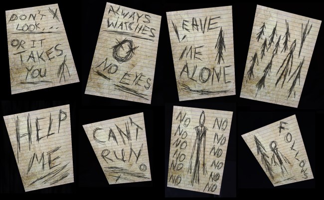 Slender Game 8 pages