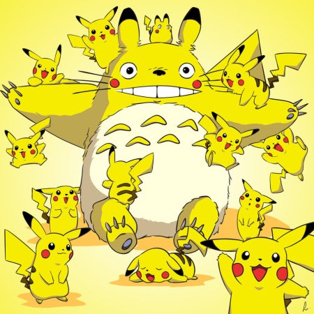 pikachu & totoro party