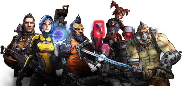 borderlands 2 characters png
